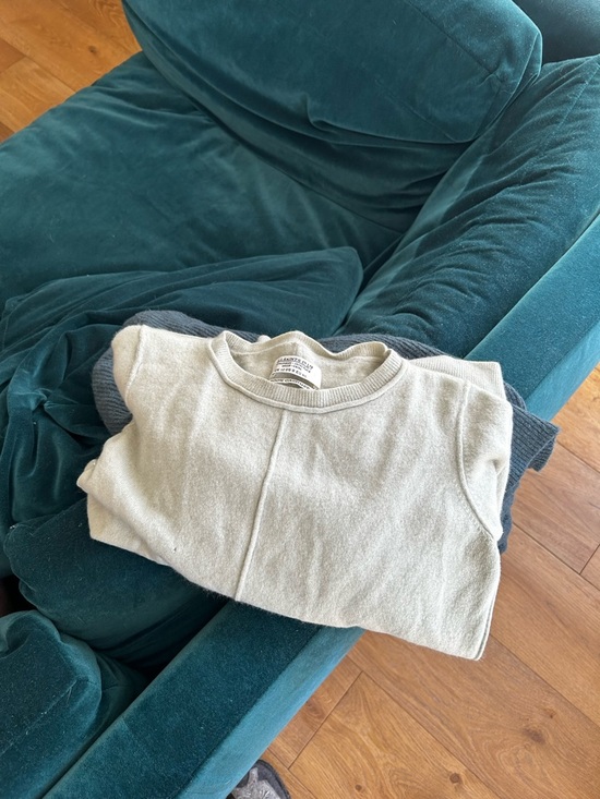 AllSaints light grey cashmere crew neck sweater - Picture 15 of 15